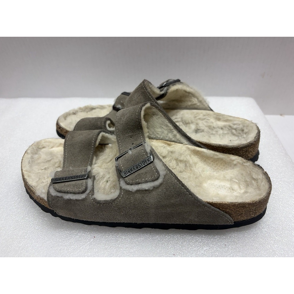 Birkenstock Arizona Shearling Sandal Women's US 9 EU 39 Men's US 7 - Picture 2 of 5
